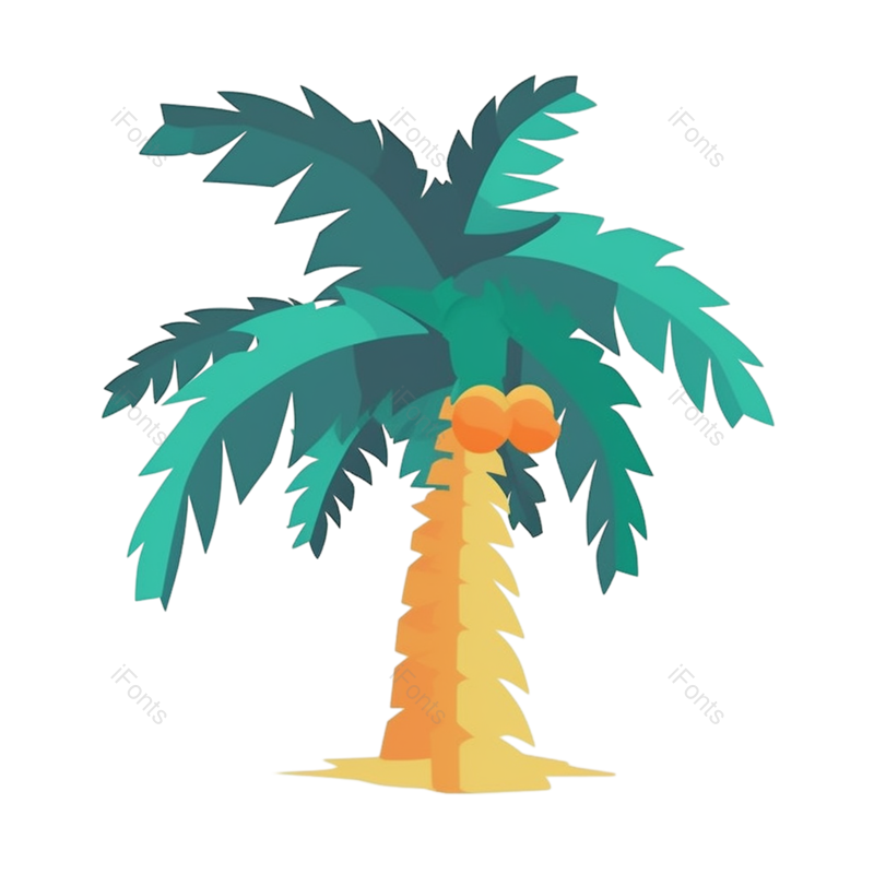 叶子图片,卡通元素,树木PNG,夏天免抠素材